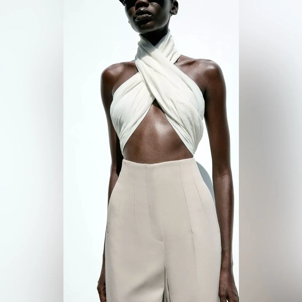 ZARA High Waisted Trousers - Picture 3 of 9